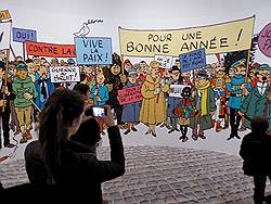 В парижском Гран-Пале открылась выставка художника Эрже