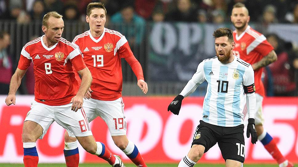 Как Аргентина обыграла Россию на главном стадионе чемпионата мира
