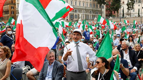Итальянская оппозиция устроила итальянскую забастовку // Противники правительства изобразили протест