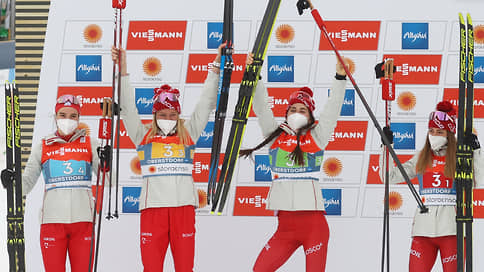 Российские лыжницы решили квартетный вопрос // Они завоевали серебро в эстафете