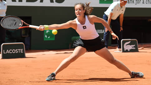 Дарья Касаткина сыграла под Земфиру // В отличие от Андрея Рублева она вышла в полуфинал Roland Garros