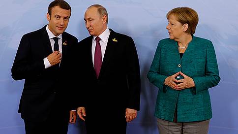 Путин, Меркель и Макрон обсудили конфликт на Украине