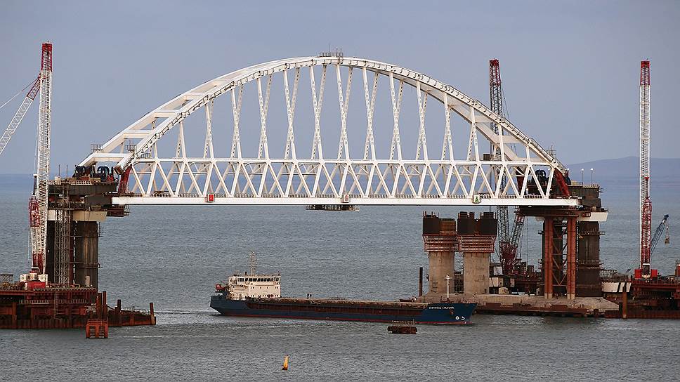 Как строят Крымский мост