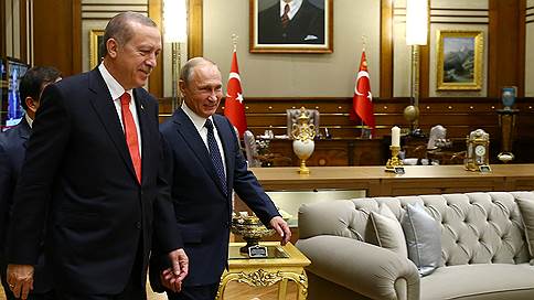 Владимир Путин и Реджеп Тайип Эрдоган проводят переговоры в Анкаре