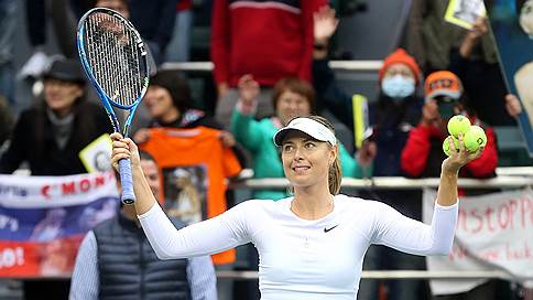 Мария Шарапова впервые за 2,5 года выиграла турнир WTA