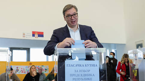 Вучич лидирует на выборах президента Сербии