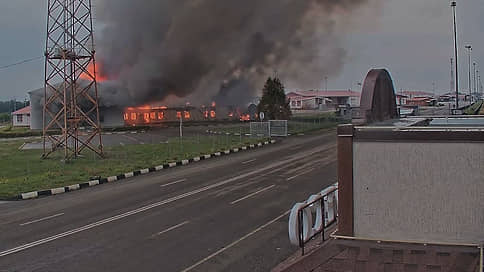В приграничном селе в Белгородской области из-за обстрела загорелся таможенный терминал