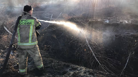 МЧС: торфяной пожар в Екатеринбурге начался из-за поджога