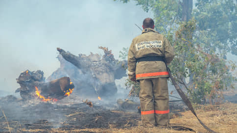Смог над городом // В Нижегородской области тушат крупный лесной пожар